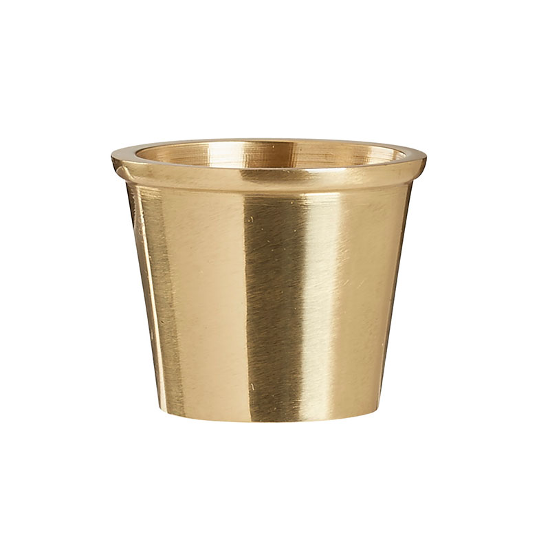 Brass Round Cup Cap - 1 1/4 inch (32mm) - Heico Direct