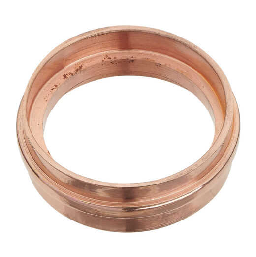 Rose Gold Finish Brass Round Ferrule - 1 1/4 inch (32mm)