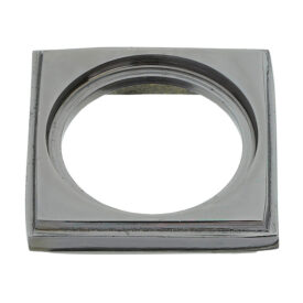 Black Nickel Finish Brass Square Ferrule - 1 1/4 inch (32mm)
