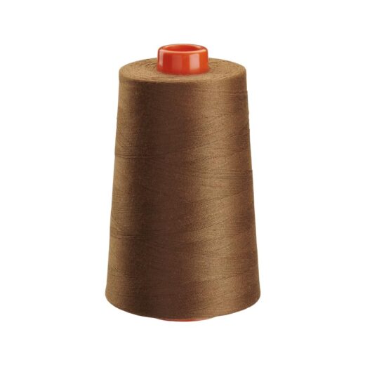 TKT 120 Medium Brown 100% Spun Polyester Sewing Thread – 5000m