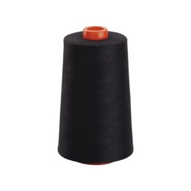 TKT 120 Black 100% Spun Polyester Sewing Thread – 5000m